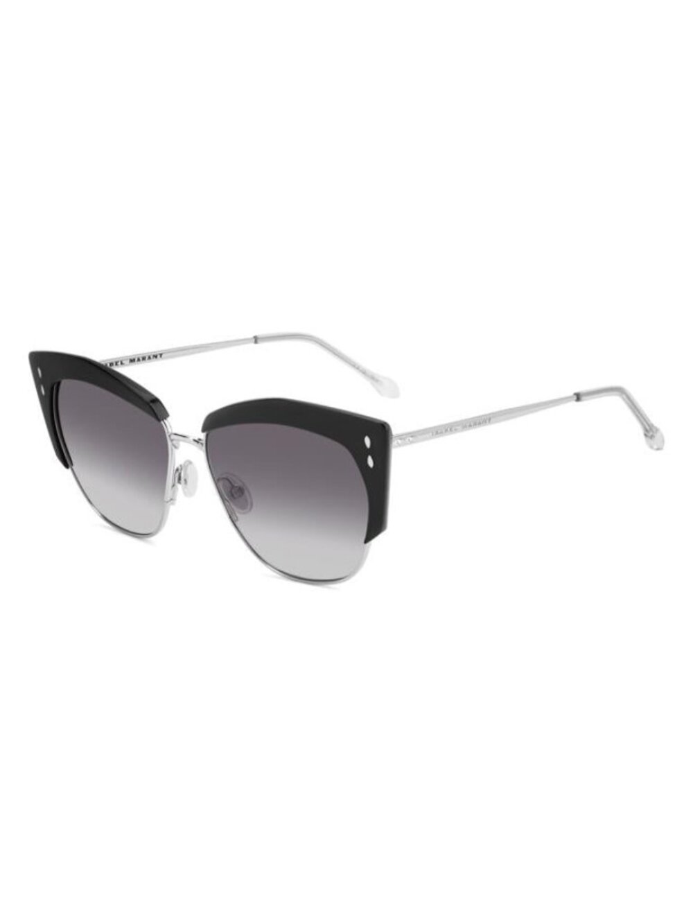 New Isabel Marant Women's Sunglasses Silver Butterfly Grey Lens Metal Frame IM S